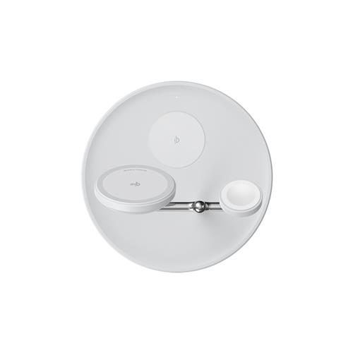 MAGGO WIRELESSCHARGE ST15W WHIT 15W 3-IN-1 STAND CABLE+CHARGER B