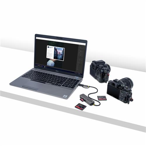 StarTech.com FCREADMICRO3V2 lettore di schede USB 3.2 Gen 1 (3.1 Gen 1) Type-C Grigio