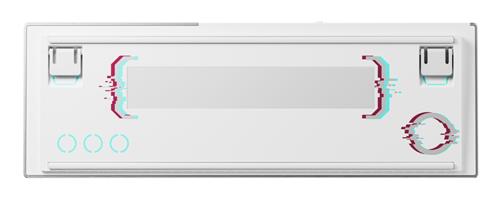 CHERRY MX 8.2 Pro TMR Wireless tastiera Gaming USB + RF Wireless + Bluetooth QWERTY Inglese UK Argento, Bianco