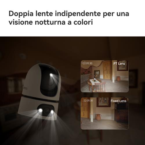 Imou Ranger Dual Pro 6MP Telecamera di sicurezza IP Interno 2304 x 1296 Pixel Scrivania