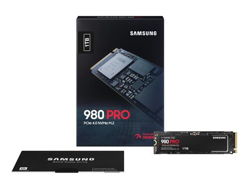 Samsung 980 PRO 1 TB M.2 PCI Express 4.0 NVMe V-NAND MLC