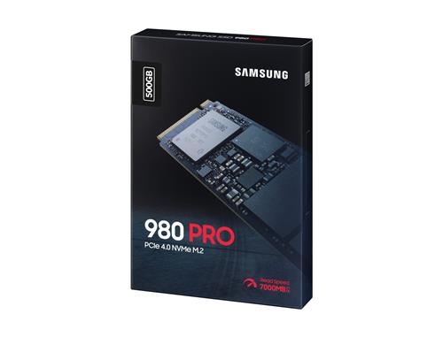 Samsung 980 PRO 500 GB M.2 PCI Express 4.0 NVMe V-NAND MLC