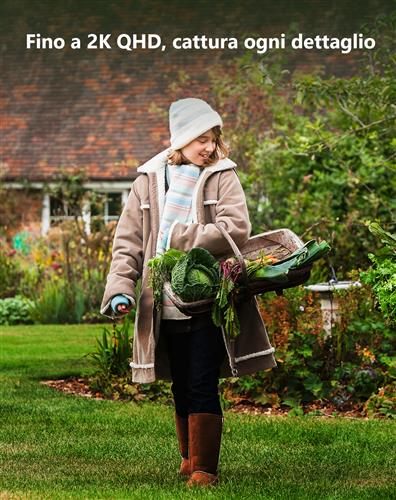 Imou Cell Go - Telecamera a batteria da 3MP 100% senza fili - Funzione VLOG per trasformarla in una Trap Cam.