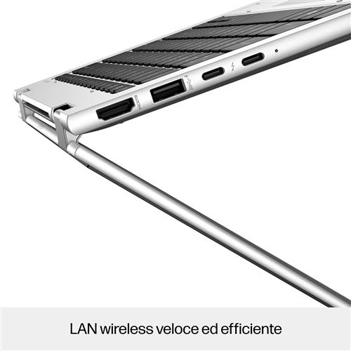 HP Elite x360 1040 G10 Intel Core i7 i7-1355U Ibrido (2 in 1) 35,6 cm (14) Touch screen WQXGA 32 GB LPDDR5-SDRAM 1 TB SSD Wi-Fi 6E (802.11ax) Windows 11 Pro Argento