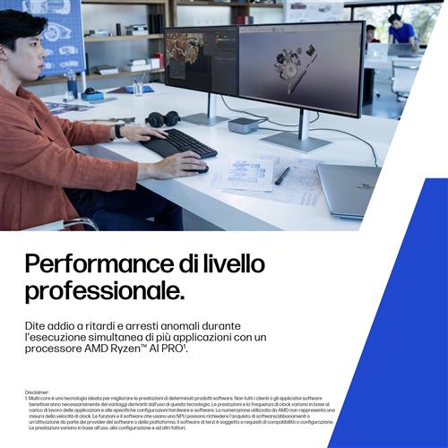 HP ZBook 8 G1ak 14 inch Mobile Workstation PC Wolf Pro Security Edition Copilot+ PC AMD Ryzen AI 7 PRO 35,6 cm (14