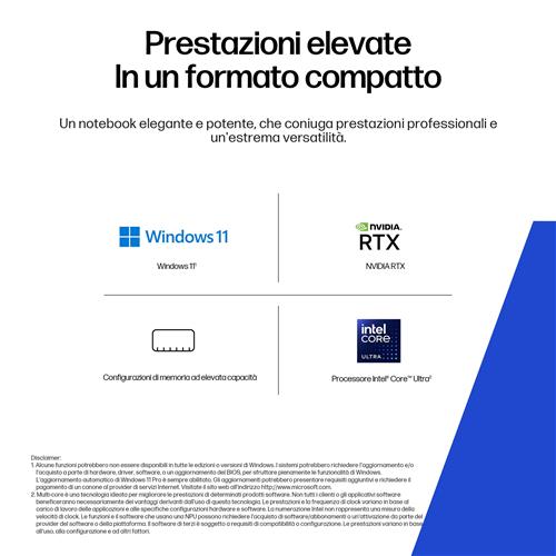 HP ZBook 8 G1i 14 inch Mobile Workstation PC Wolf Pro Security Edition Intel Core Ultra 7 255H 35,6 cm (14