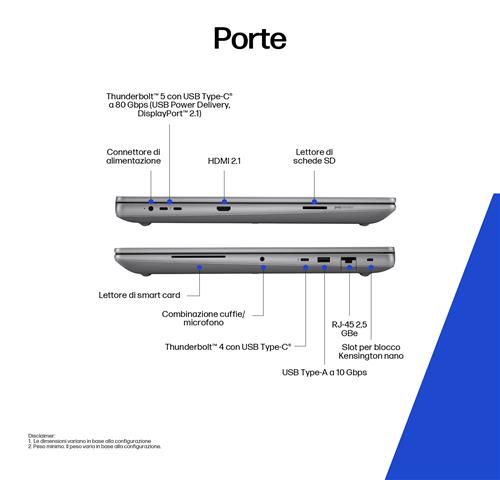 HP ZBook Fury G1i 18 inch Mobile Workstation PC Wolf Pro Security Edition - Data Science Intel Core Ultra 9 285HX 45,7 cm (18