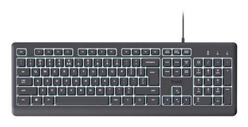 Trust Primo Beleuchtete tastiera Casa/ufficio USB QWERTY Italiano Nero