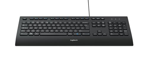 Logitech K280E Pro f/ Business tastiera Ufficio USB QWERTY US International Nero