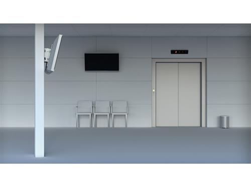 TILTING VESA BRACKET WITH MEDIA BOX VESA 400X400