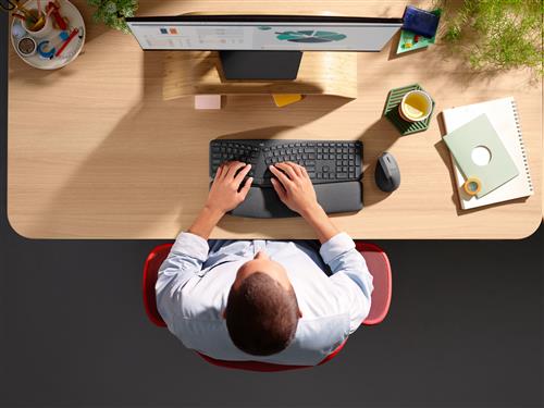 Logitech K860 for Business tastiera Ufficio Bluetooth Italiano Grafite