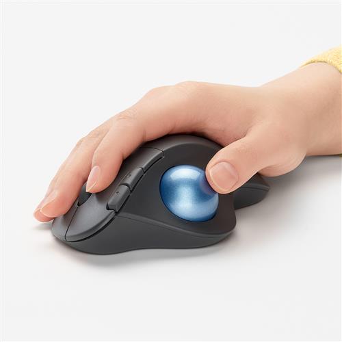 Logitech Ergo M575 mouse Ufficio Mano destra RF senza fili + Bluetooth 2000 DPI