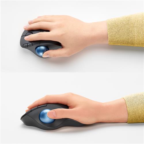 Logitech Ergo M575 mouse Ufficio Mano destra RF senza fili + Bluetooth 2000 DPI