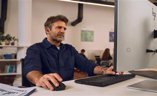 HP Tastiera 585K multi-dispositivo e dual-mode con poggiapolsi