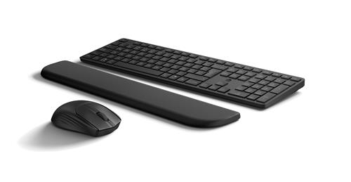 HP Combinazione di tastiera e mouse 585C multi-dispositivo e dual-mode con poggiapolsi