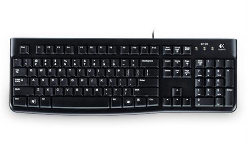 Logitech Keyboard K120 for Business tastiera Ufficio USB QWERTY Italiano Nero