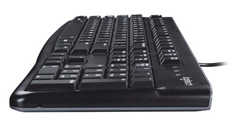 Logitech Keyboard K120 for Business tastiera Ufficio USB QWERTY US International Nero