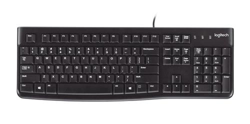 Logitech K120 Corded Keyboard tastiera Universale USB QWERTY Spagnolo Nero