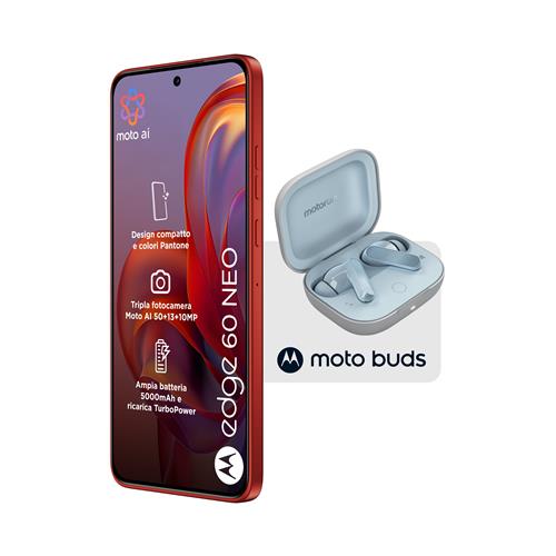 Motorola edge Pack 2x1 60 Neo 8/256 Poinciana + Moto Buds
