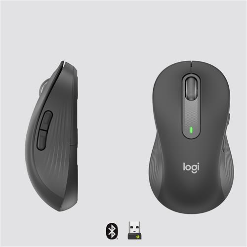 Logitech Signature M650 mouse Ufficio Mancino RF senza fili + Bluetooth Ottico 4000 DPI
