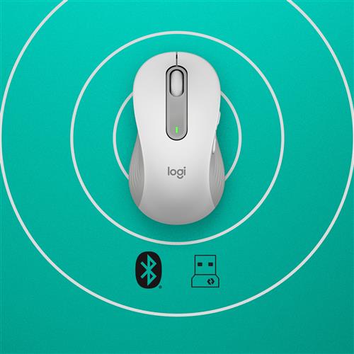 Logitech Signature M650 mouse Ufficio Mancino RF senza fili + Bluetooth Ottico 4000 DPI