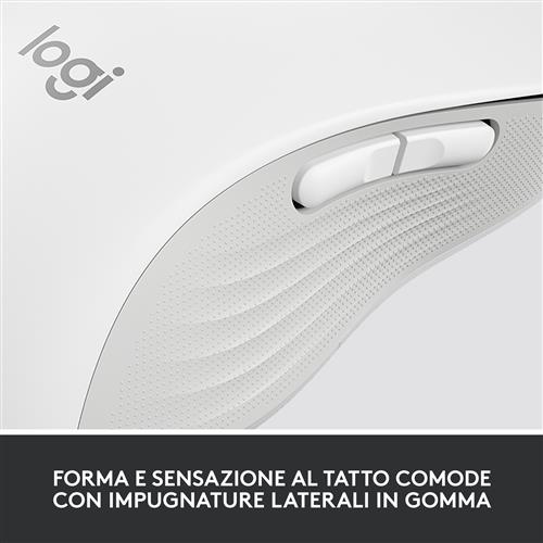 Logitech Signature M650 mouse Ufficio Mancino RF senza fili + Bluetooth Ottico 4000 DPI