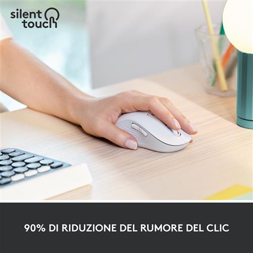 Logitech Signature M650 mouse Ufficio Mancino RF senza fili + Bluetooth Ottico 4000 DPI