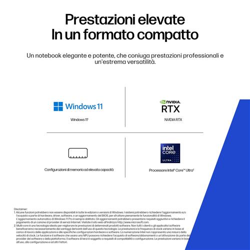 HP ZBook 8 G1i Wolf Pro Security Edition Intel Core Ultra 9 285H Workstation mobile 40,6 cm (16