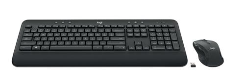Logitech MK545 ADVANCED Wireless Keyboard and Mouse Combo tastiera Mouse incluso Universale USB QWERTZ Tedesco Nero