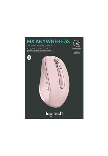 Logitech MX Anywhere 3S mouse Ufficio Mano destra RF senza fili + Bluetooth Laser 8000 DPI