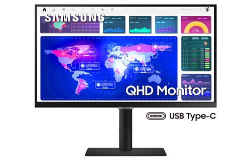 Samsung S60UA Monitor PC 61 cm (24) 2560 x 1440 Pixel Quad HD LCD Nero