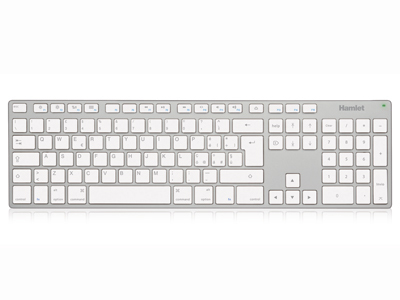 Hamlet XKKITA-MCU tastiera Ufficio USB QWERTY Bianco