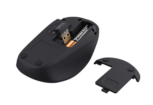 Trust TM-201 mouse Ufficio Mano destra RF Wireless Ottico 1600 DPI