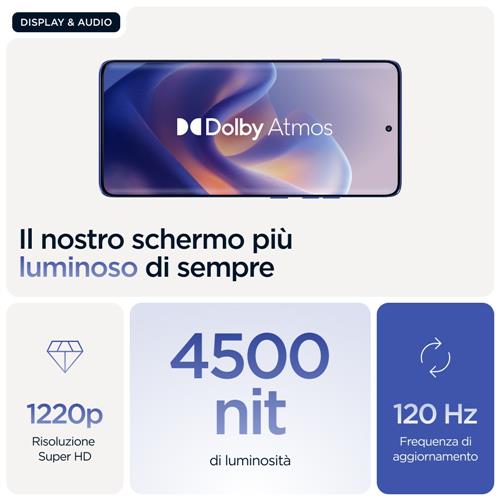 Motorola edge 60 pro con Moto AI (12/512GB, Fotocamera 50+50+10MP, selfie 50MP, Display 6.67