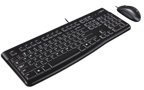Logitech Desktop MK120 tastiera Mouse incluso Ufficio USB QWERTY US International Nero
