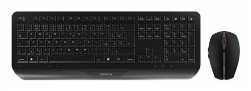 CHERRY JD-7000CS-2 tastiera Mouse incluso Casa/ufficio RF Wireless QWERTY Ceco, Slovacco Nero