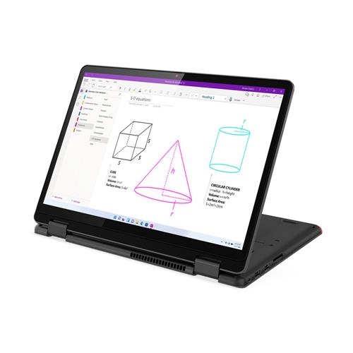 Lenovo Yoga 13w AMD Ryzen 5 5625U Ibrido (2 in 1) 33,8 cm (13.3) Touch screen WUXGA 16 GB DDR4-SDRAM 512 GB SSD Wi-Fi 6 (802.11ax) Windows 11 Pro Nero
