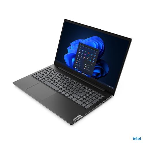 Lenovo V V15 Intel Core i5 i5-12500H Computer portatile 39,6 cm (15.6) Full HD 8 GB DDR4-SDRAM 256 GB SSD Wi-Fi 6 (802.11ax) Windows 11 Pro Nero