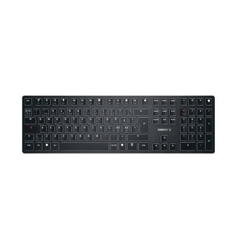 CHERRY KW X ULP tastiera Universale USB + RF Wireless + Bluetooth QWERTY Nordic Nero