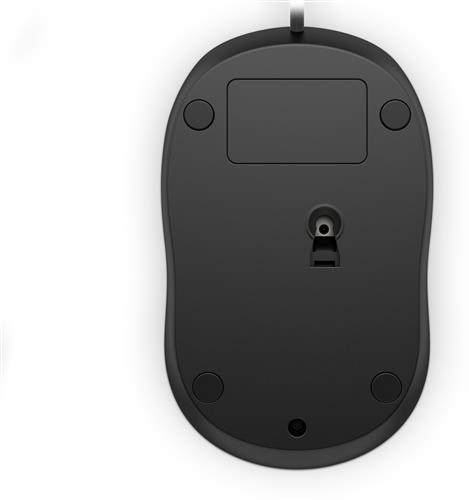 HP Wired 1000 mouse Ambidestro USB tipo A 1200 DPI