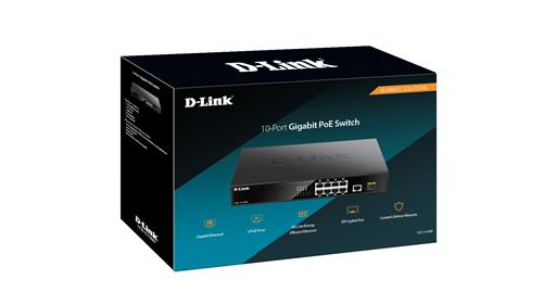 10-PORT GIGABIT POE UNMANAGED SWITCH