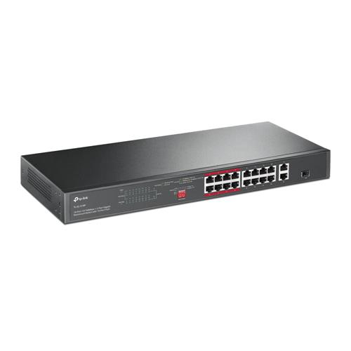 16-PORT 10/100MBPS + 2-PORT GIGABIT RACKMOUNT SWITCH