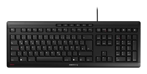 CHERRY STREAM tastiera Ufficio USB QWERTZ Tedesco Nero