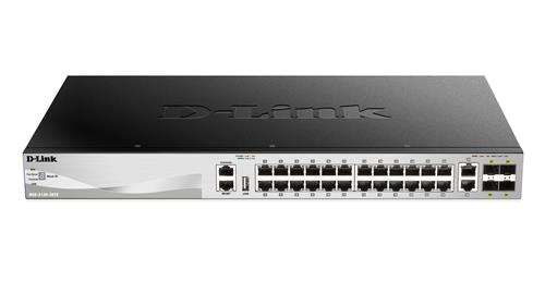 24P 10/100/1000BASE-T LAYER 3 TACKABLE MANAGED GIGABIT SWITCH