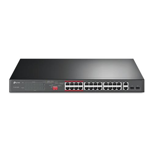26-PORT FE POE+ SWITCH 802.3AT/AF 250W POE POWER 1U