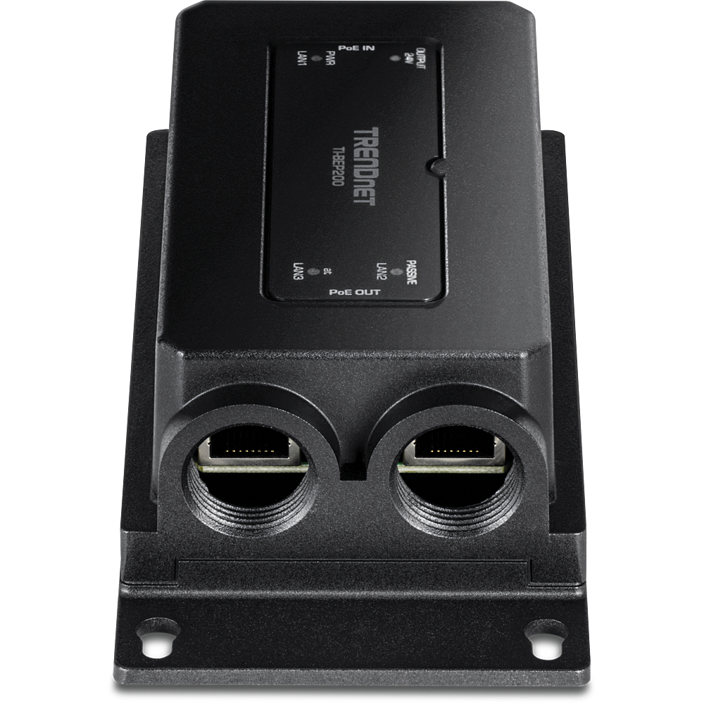 Trendnet TI-BEP200 moltiplicatore di rete Ricevitore e trasmettitore di rete Nero 10, 100, 1000 Mbit/s