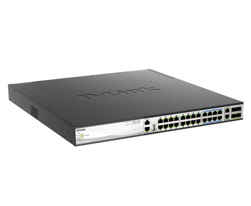 30PORT MANAGED MULTI-GIGABITPOE SWITCH W/ 2X10G 4X25G PORTS