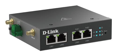 4G MULTI-CONNECT POE MODEM 4X FAST ETH INCL. 2X POE 802.3AT