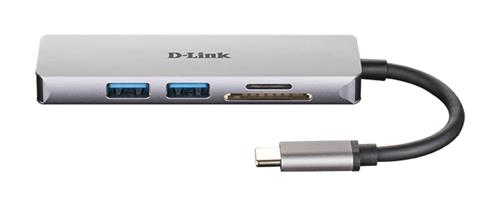 5-IN-1 USB-C HUB WITH HDMI AND SD/MICROSD CARD READER