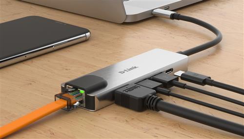 5-IN-1 USB-C HUB WITH HDMI ETHERNET AND POWER DELIVERY